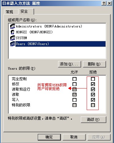文件权限设定